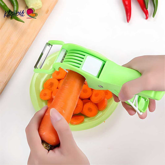 Plastic 2 in 1 Vegetable & Fruit Multi Cutter